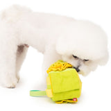 Bacon Cube Nose Work Toy