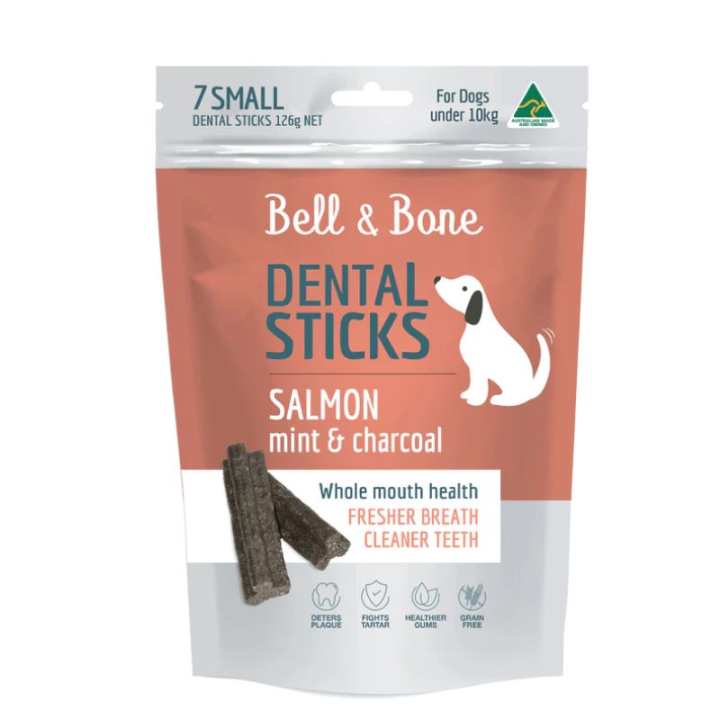 Bell & Bone Dental Sticks - Salmon, Mint, Charcoal