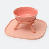 Inherent Oreo Short Table Medium Bowl - Pink - dogthings.co