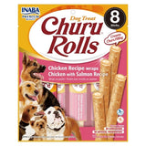 Inaba Churu Rolls Chicken with Salmon Wraps - dogthings.co
