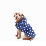 Merrypongo - Raincoat & Windbreaker in Polka Dot Navy