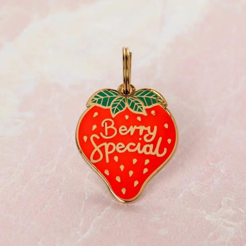 Two Tails Pet Company - Berry Special Pet ID Tag