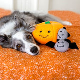 Zippy Paws - Halloween Pumpkin Burrow Toy - dogthings.co