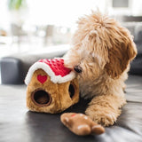 Zippy Paws - Gingerbread House Burrow Toy - dogthings.co