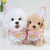 dogthings - Birthday Bib and Hat Set