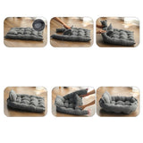 dogthings Lounge Pet Bed - Nordic Grey - dogthings.co