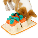 dogthings - Carrot Harvest Snuffle Toy