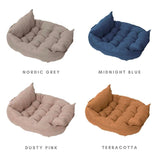 dogthings Lounge Pet Bed - Midnight Blue - dogthings.co