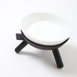 Inherent Oreo Short Table Medium Bowl - Black - dogthings.co