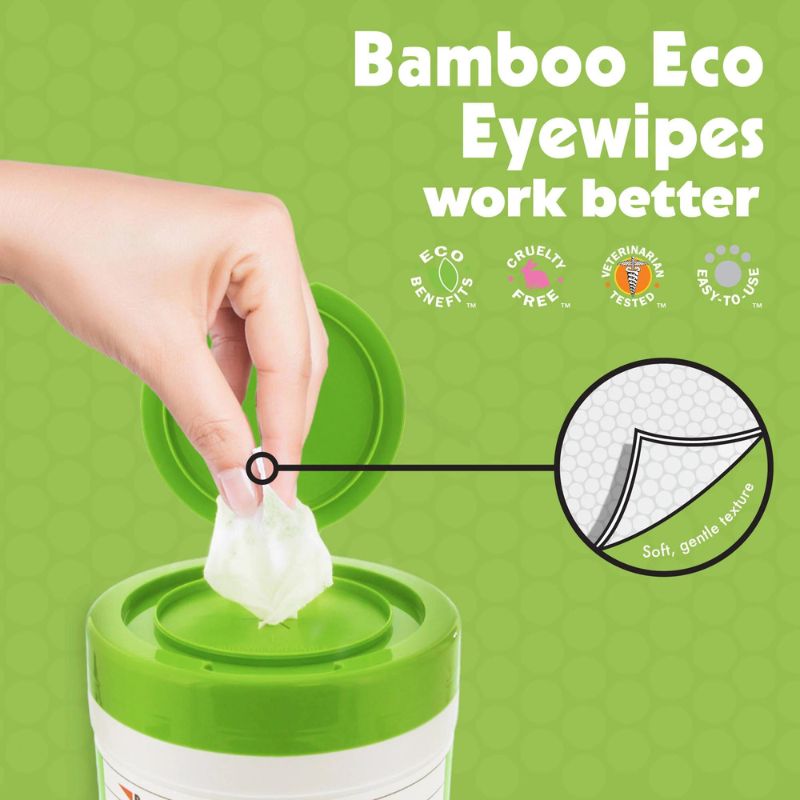 Petkin - Bamboo Eco Eye Wipes