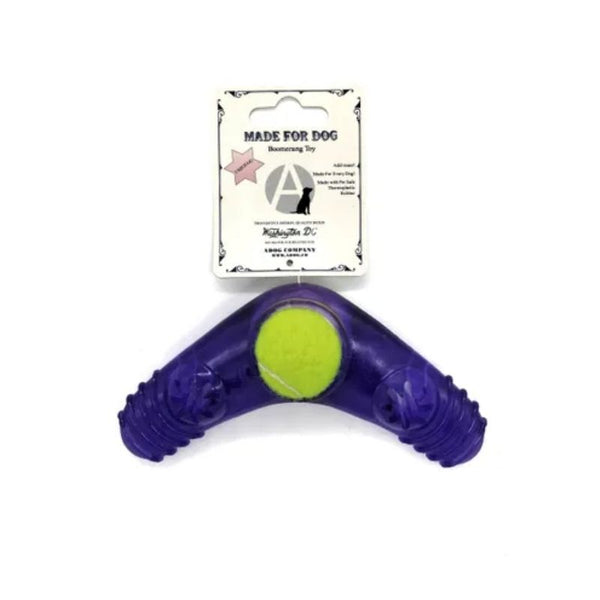 Adog - Boomerang Squeaker Tennis Ball Toy - dogthings.co