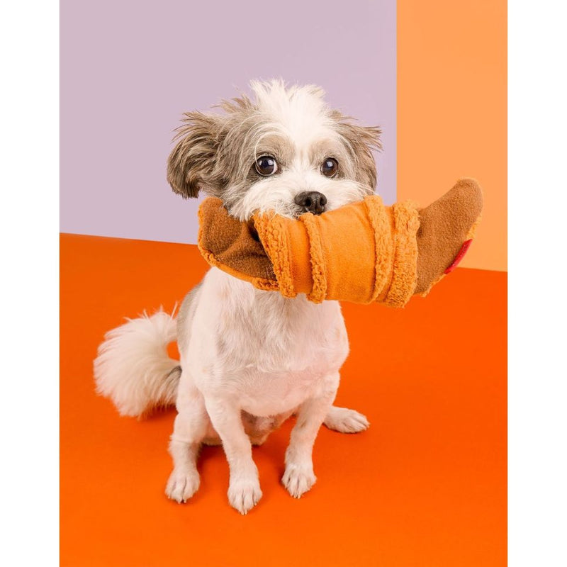 Bacon Croissant Nose Work Toy - dogthings.co