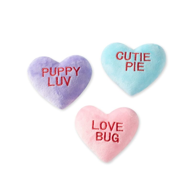 Fringe Studio - Conversation Hearts Dog Toy Set