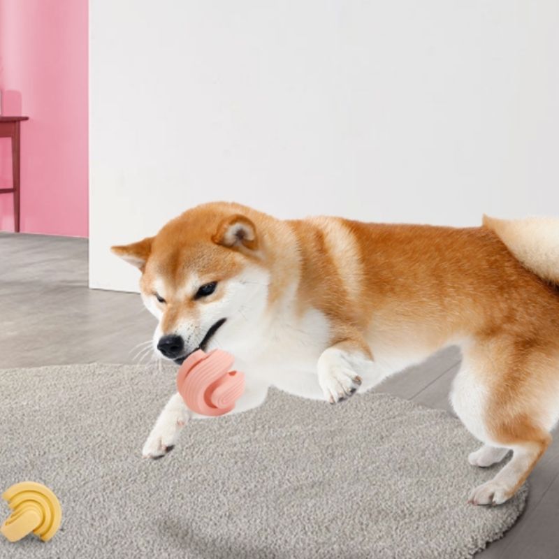 Petshy - Dog Treat Ball - Yellow - dogthings.co