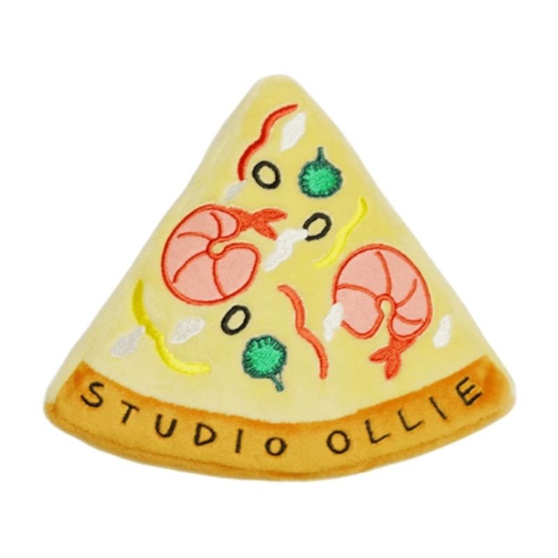 Studio Ollie - Shrimp Pizza Rustling Toy - dogthings.co