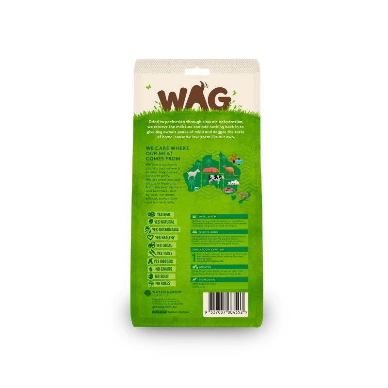 WAG - Kangaroo Jerky 50g - dogthings.co