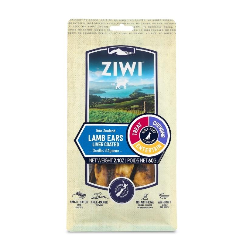 Ziwi Peak Lamb Ears Liver Coated - 60g - dogthings.co