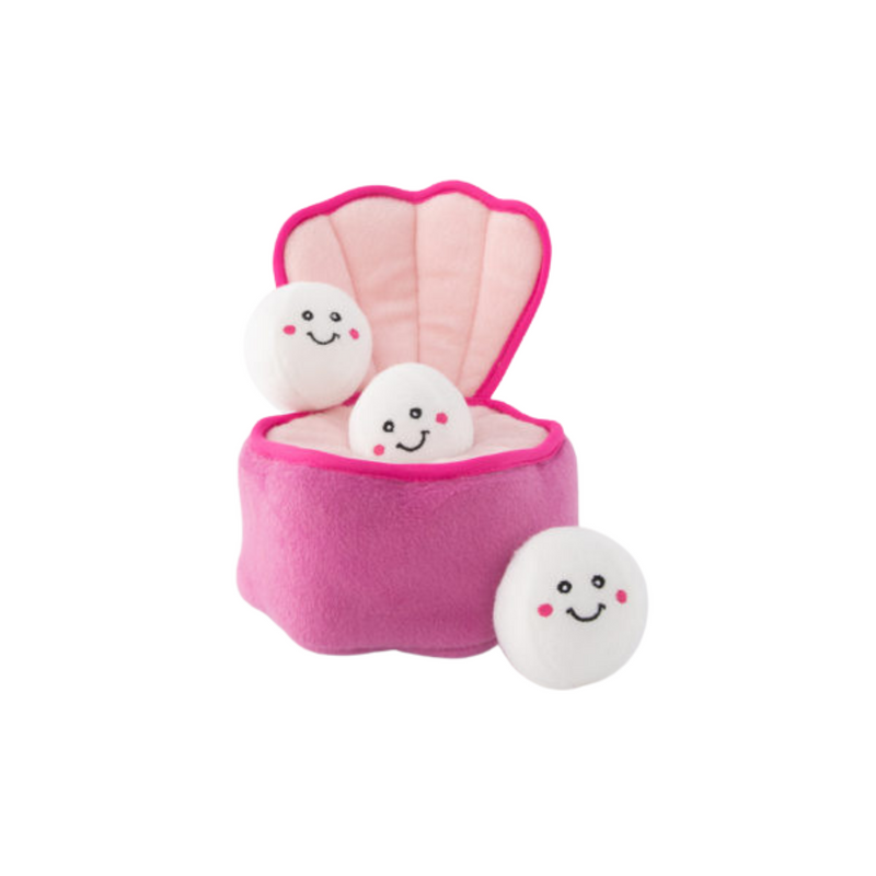 Zippy Paws - Pearls in Oyster Interactive Dog Toy - dogthings.co
