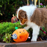 Zippy Paws - Halloween Pumpkin Burrow Toy - dogthings.co