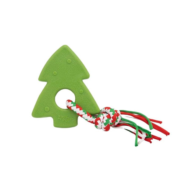 Zippy Paws - ZippyTuff Teether - Christmas Tree - dogthings.co