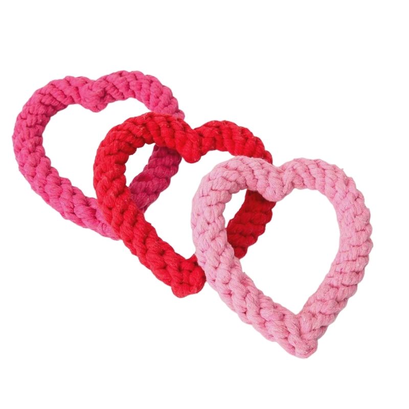 dogthings Be My Valentine Rope Toy