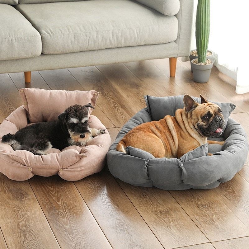 dogthings Lounge Pet Bed - Nordic Grey - dogthings.co