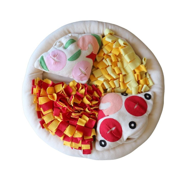 dogthings 2-in-1 Pizza Snuffle Mat - dogthings.co