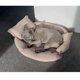 dogthings Lounge Pet Bed - Dusty Pink - dogthings.co