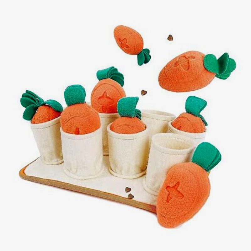 dogthings - Carrot Harvest Snuffle Toy