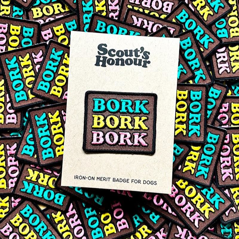 Scout's Honour - Bork Iron-on Patch
