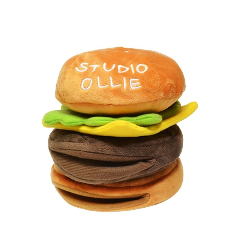 Studio Ollie - Multi Snuffle Burger Enrichment Toy - dogthings.co